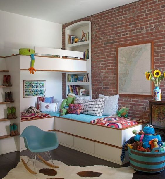 32 Edgy Brick Walls Ideas For Kids Rooms DigsDigs