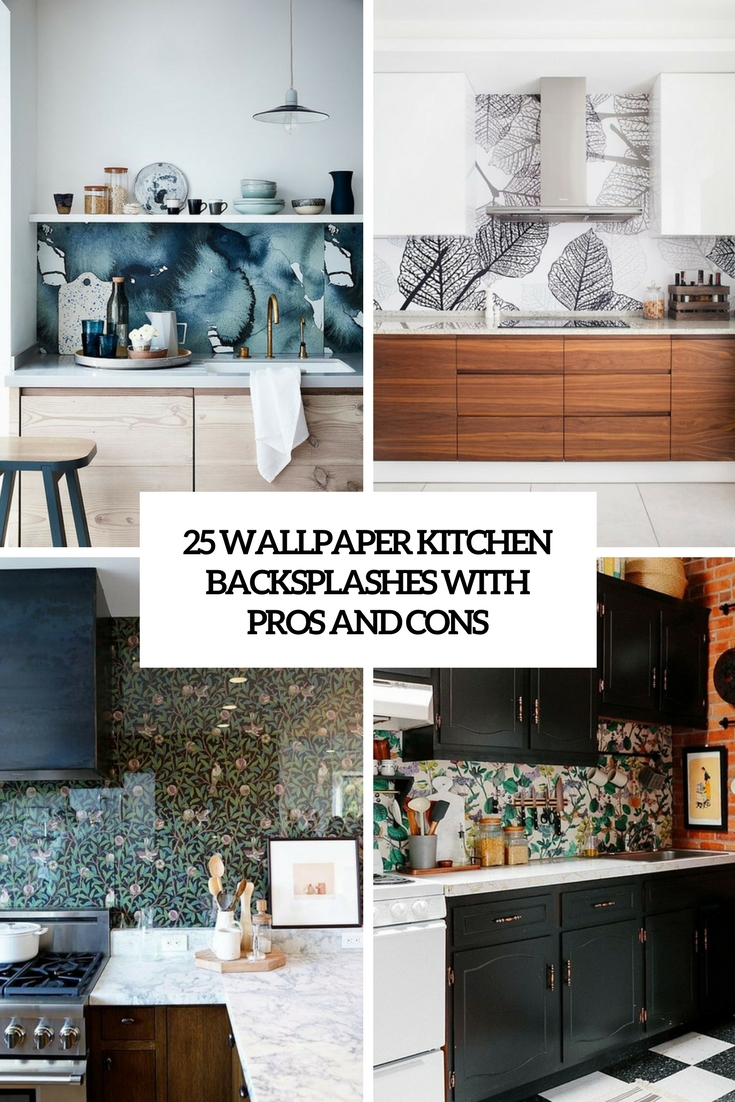 Modern Kitchen Backsplash Wallpaper Wow Blog