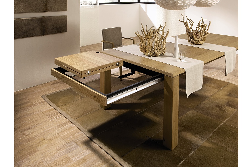 expandable dining room table design