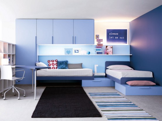 Bright And Ergonomic Furniture For Modern Teen Room By ...