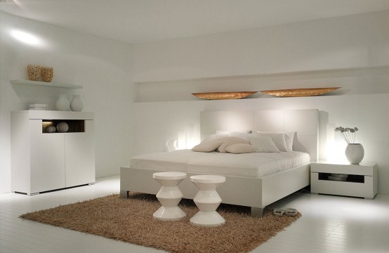 New Modern White Bedroom Furniture â€" Elumo by Huelsta - DigsDigs