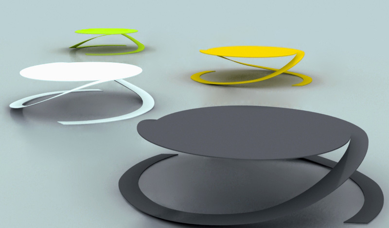 Stackable Round Coffee Table Reverence By Yoann Henry Yvon - DigsDigs