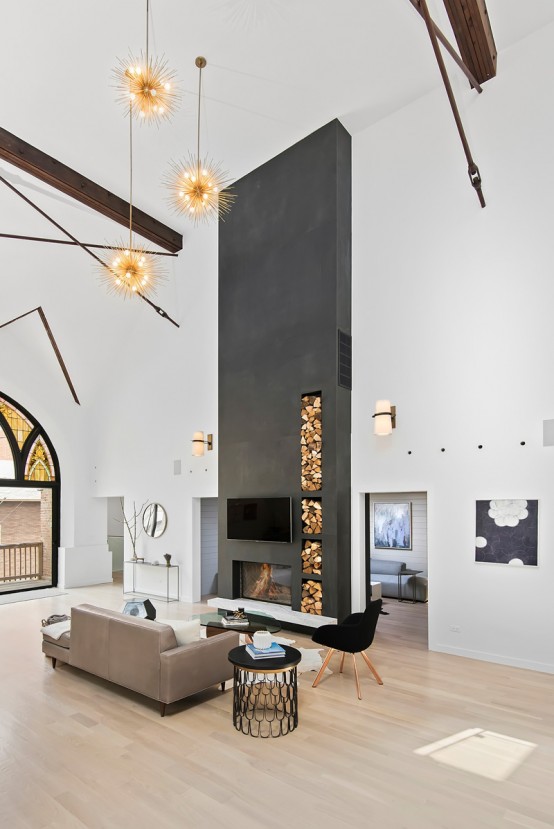 A Church Transformed Into A Eye Catching Minimalist Home