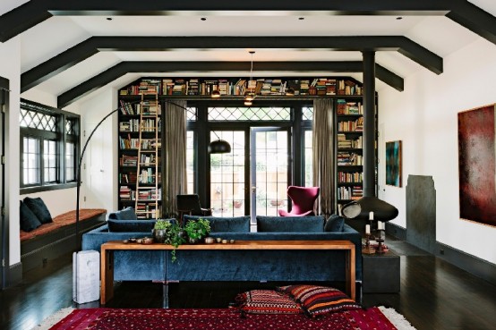 Adorable Library House With Bookshelves In Every Room