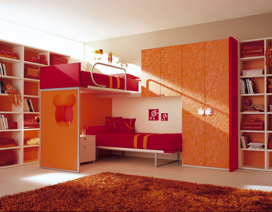 29 Bedroom for Kids Inspirations from Berloni - DigsDigs