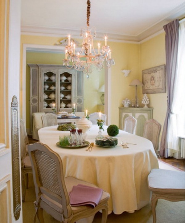 48 Charming French Dining Room Design Ideas | DigsDigs