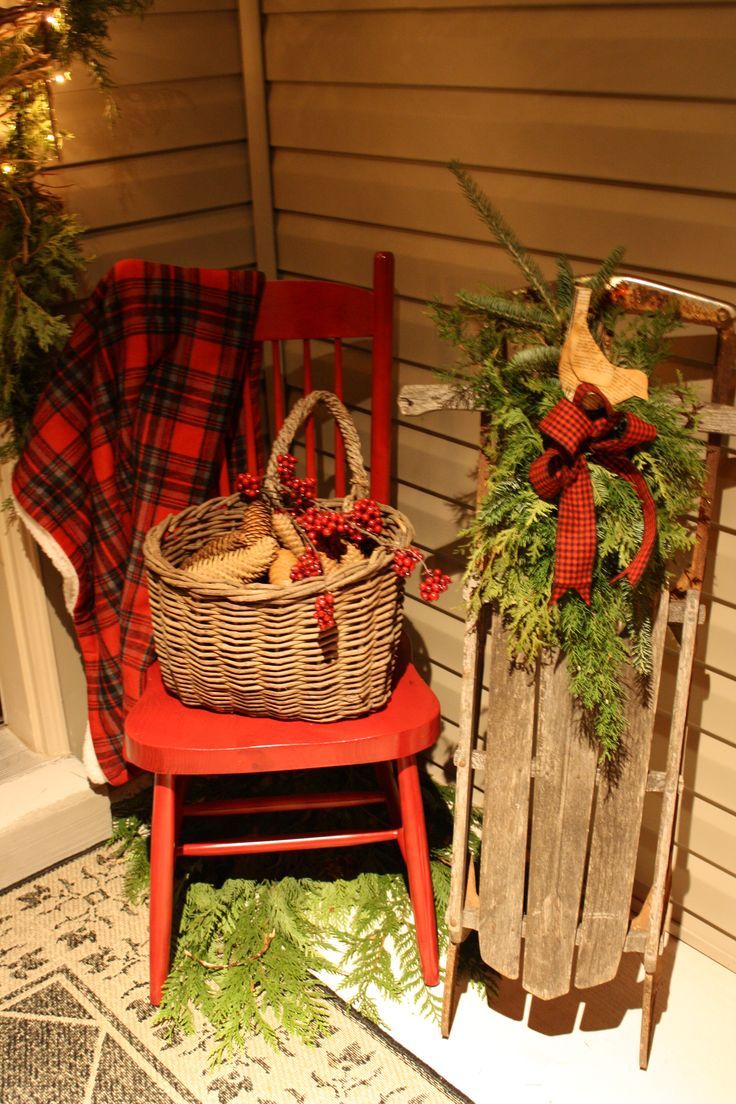 40 Comfy Rustic Outdoor Christmas Décor Ideas DigsDigs