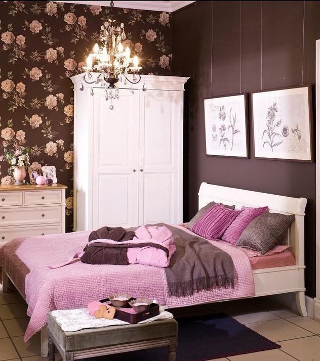 Girlish Pink And Chocolate Bedroom Design | DigsDigs