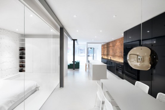 Impressive Minimalist House With Original Details Left