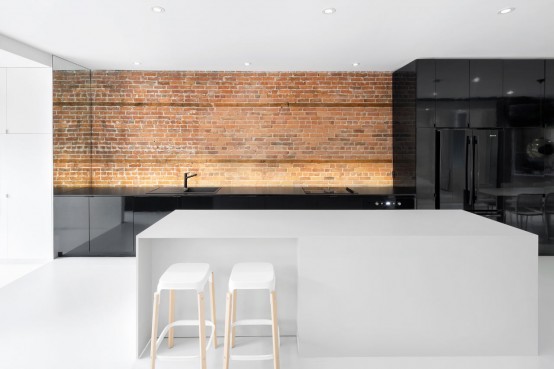 Impressive Minimalist House With Original Details Left