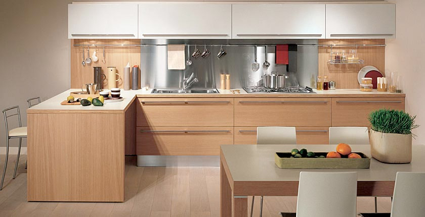 Light Oak Kitchen Cabinets