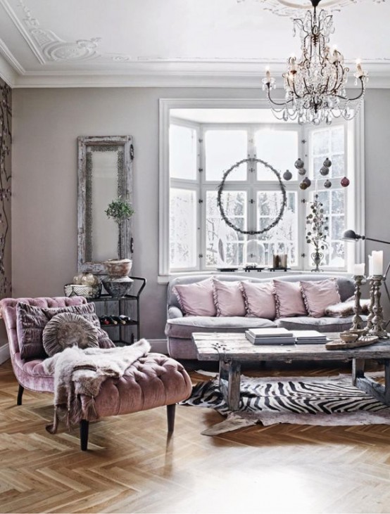 Metallic Grey And Pink: 27 Trendy Home Decor Ideas - DigsDigs