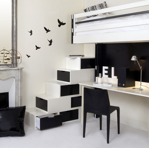 Black and White Office Interior Design