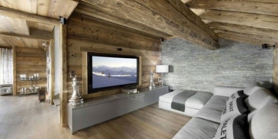 Stylish Hi Tech Ski Chalet In The French Alps