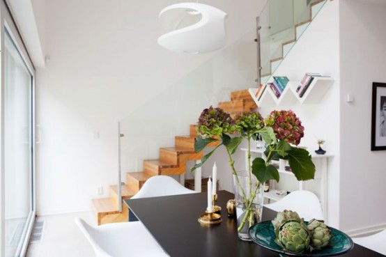 Swedish Townhouse With Relaxed Interiors And A Rooftop Garden