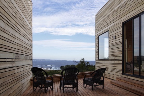 Wooden Fortress Like Metamorphosis House In Chile