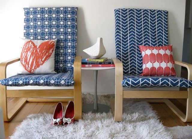 Handmade Custom Poang Chair Cushion