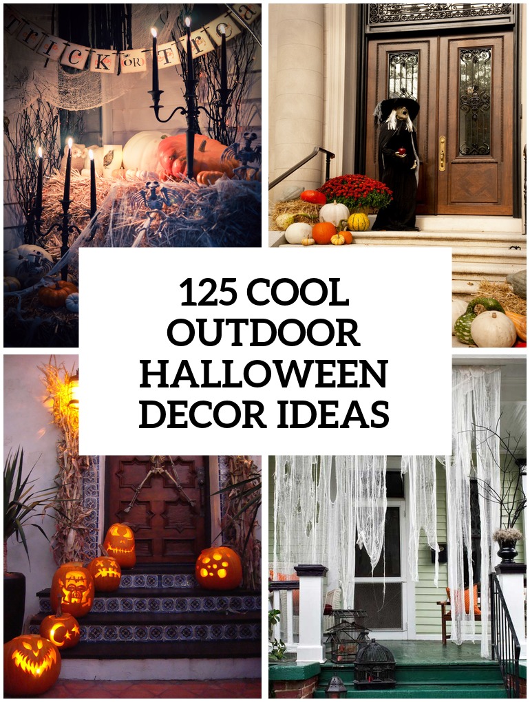 125 Cool Outdoor Halloween Decorating Ideas - DigsDigs