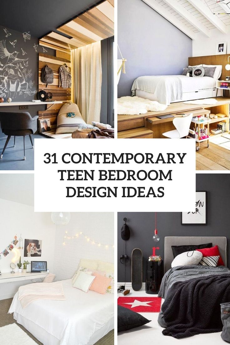 31 Contemporary Teen Bedroom Design Ideas - DigsDigs