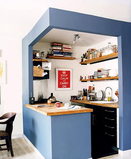 100 Cool And Smart Small Kitchen Decor Ideas - DigsDigs