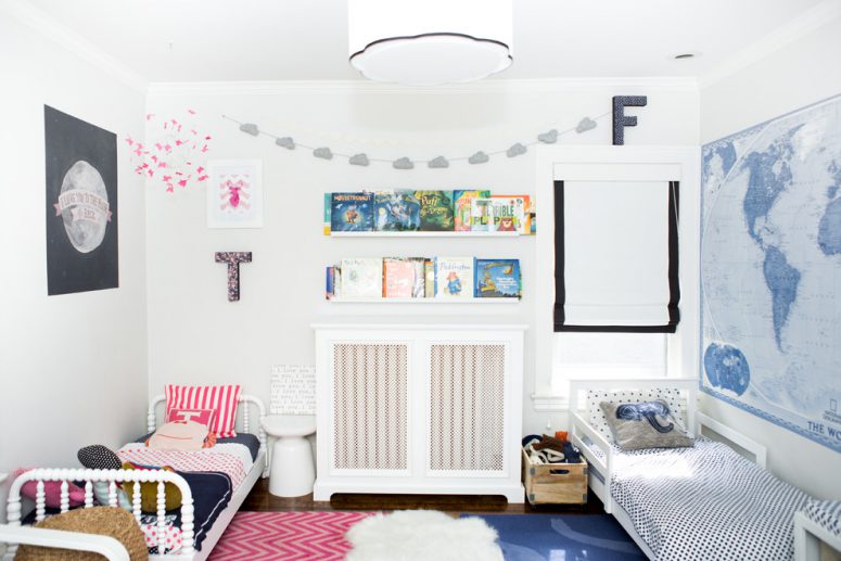small shared kids bedroom