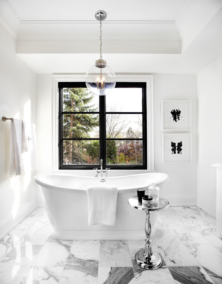 71 Cool Black And White Bathroom Design Ideas - DigsDigs