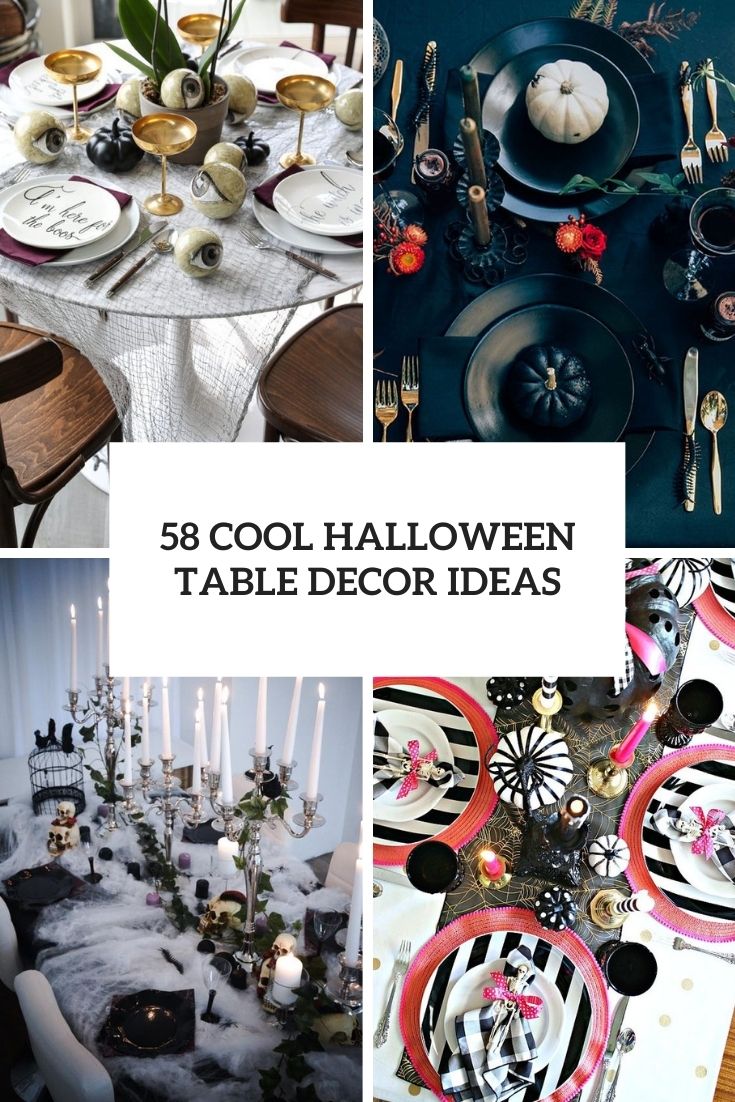 58 Cool Halloween Table Décor Ideas - DigsDigs