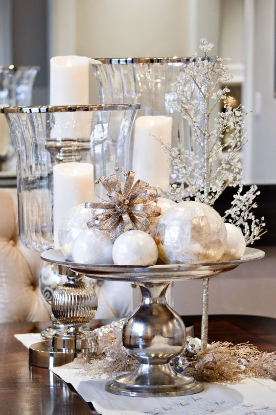 64 Exquisite Totally White Vintage Christmas Ideas - DigsDigs