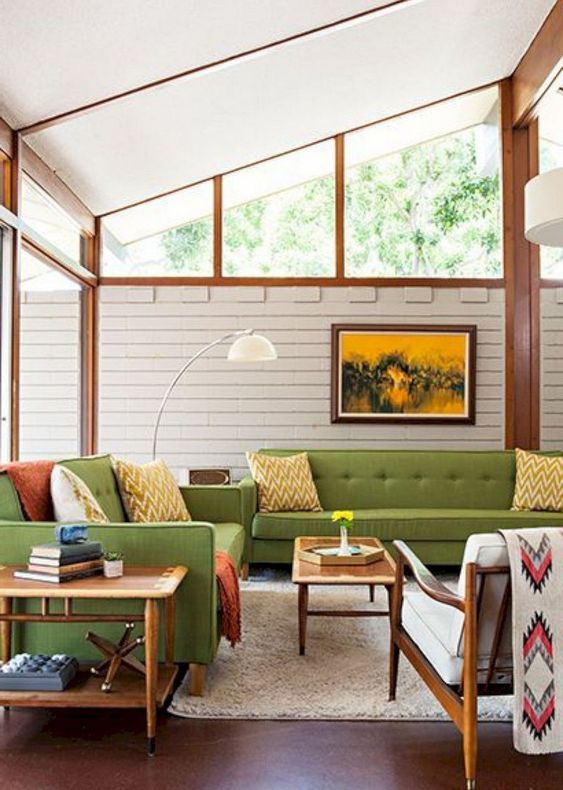 90 Stylish Mid-Century Living Room Design Ideas - DigsDigs