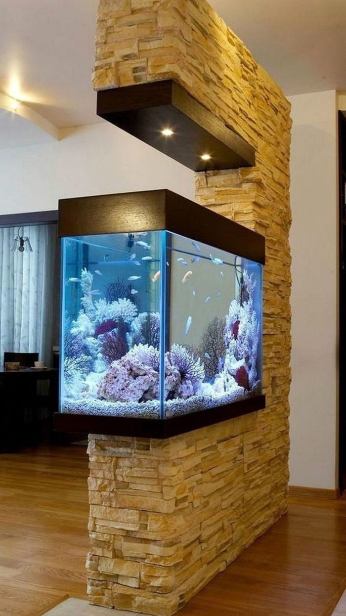 Intens schandaal Maladroit 73 Original Aquariums In Home Interiors - DigsDigs