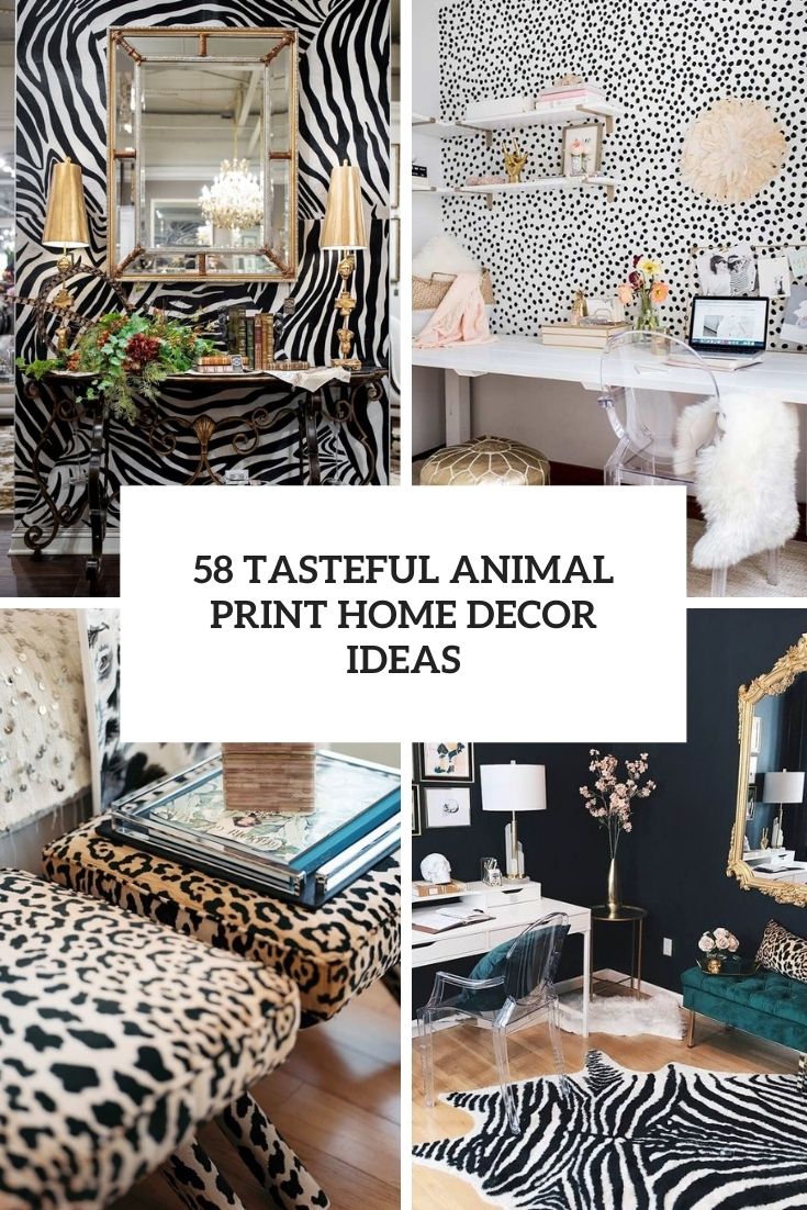 Onbekwaamheid krab Gevaar 58 Tasteful Animal Print Home Decor Ideas - DigsDigs