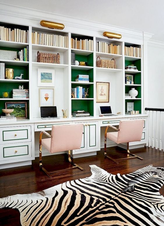 https://www.digsdigs.com/photos/2013/03/a-brigth-green-wall-and-pink-chairs-plus-gold-touches-add-fun-and-brightness-to-the-home-office.jpg