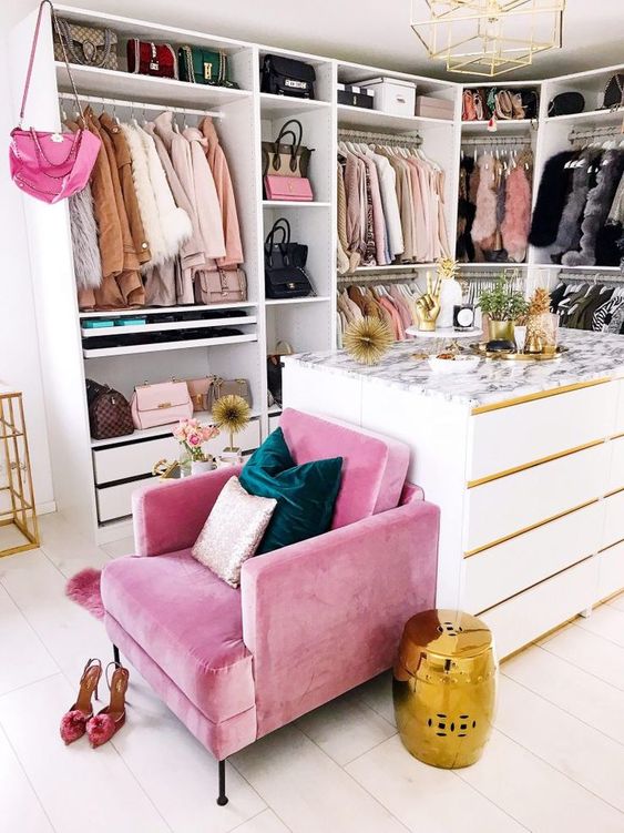 https://www.digsdigs.com/photos/2013/04/a-bright-and-glam-closet-with-an-open-storage-unit-and-drawers-a-white-cabinet-for-storage-a-hot-pink-chair-and-other-hot-pink-touches.jpg
