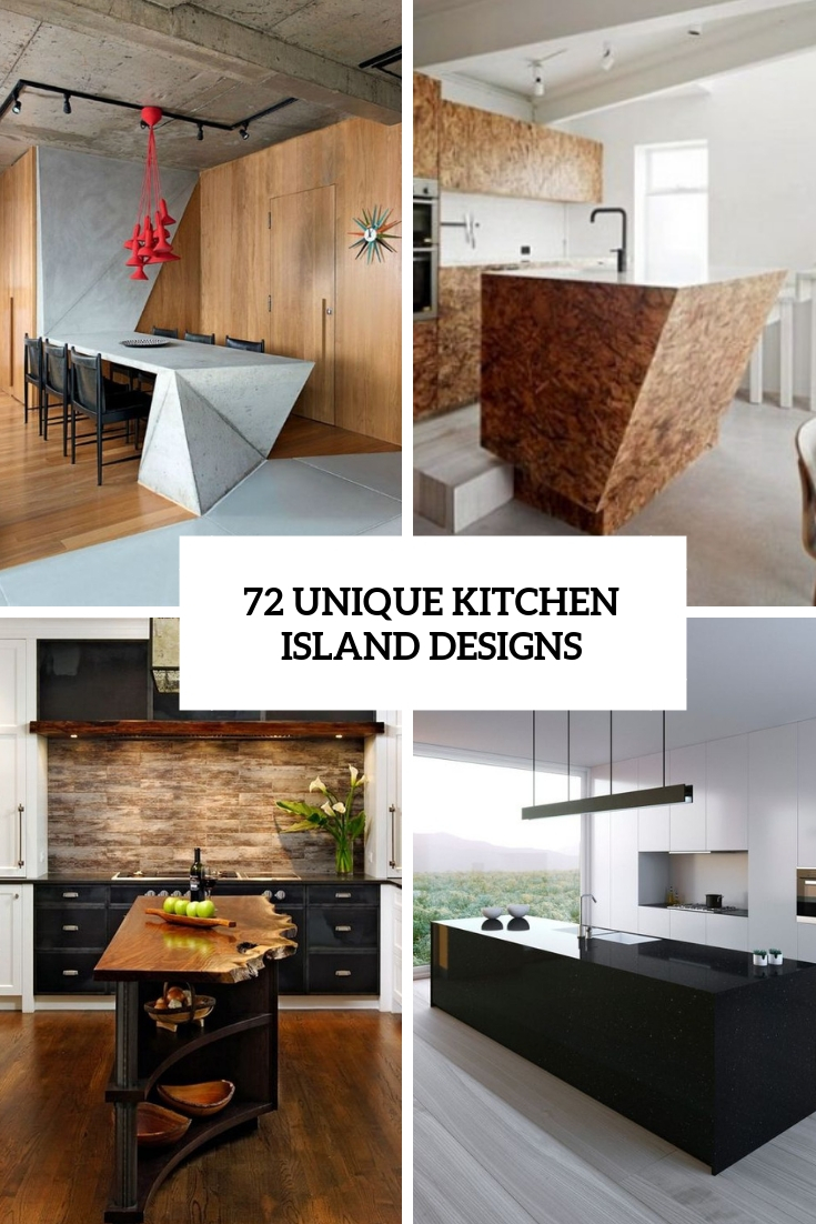 72 Unique Kitchen Island Designs - DigsDigs