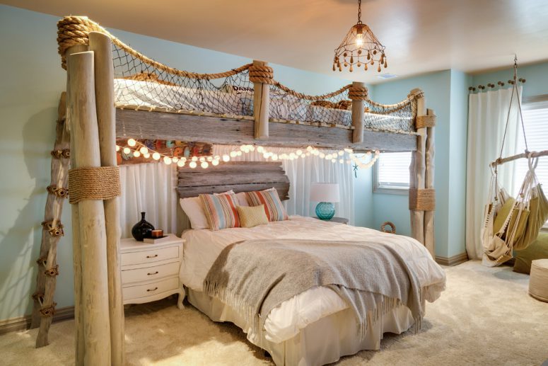 49 Beautiful Beach And Sea Themed Bedroom Designs