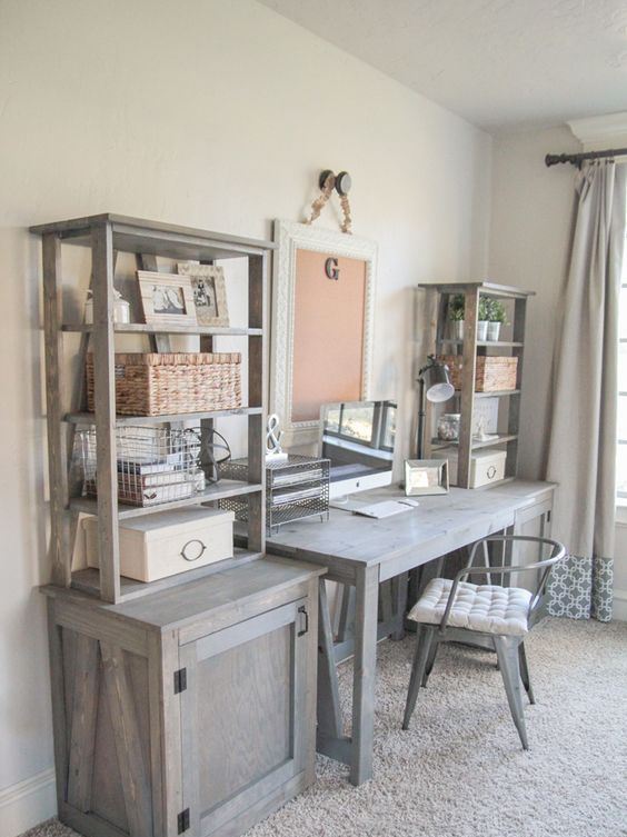 63 Awesome Rustic Home Office Designs - DigsDigs