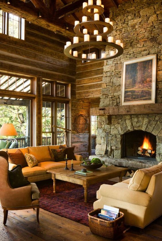 72 Airy And Cozy Rustic  Living  Room  Designs DigsDigs