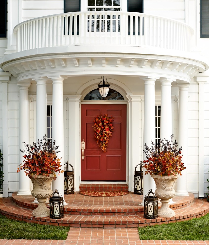 67 Cute And Inviting Fall Front Door D cor Ideas DigsDigs