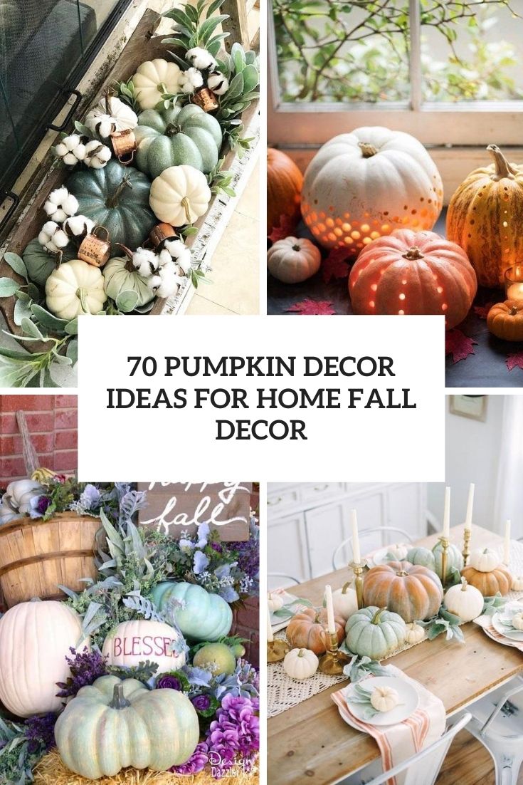 70 Pumpkin Décor Ideas For Home Fall Décor - DigsDigs
