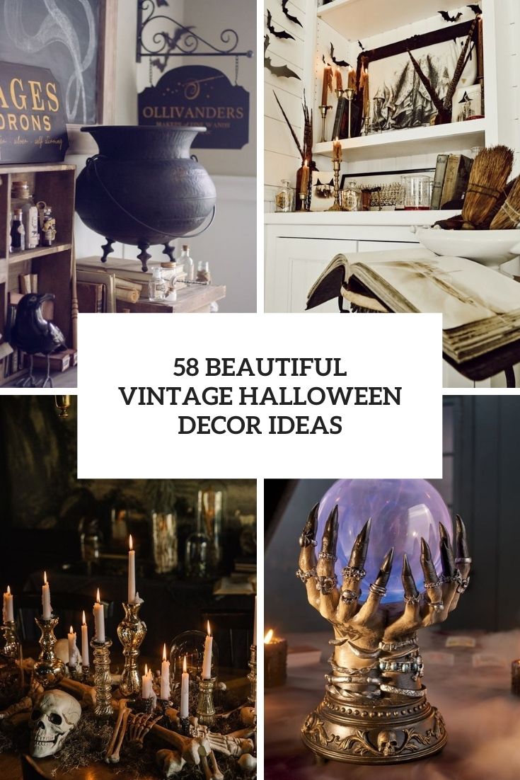 58 Beautiful Vintage Halloween Décor Ideas - DigsDigs