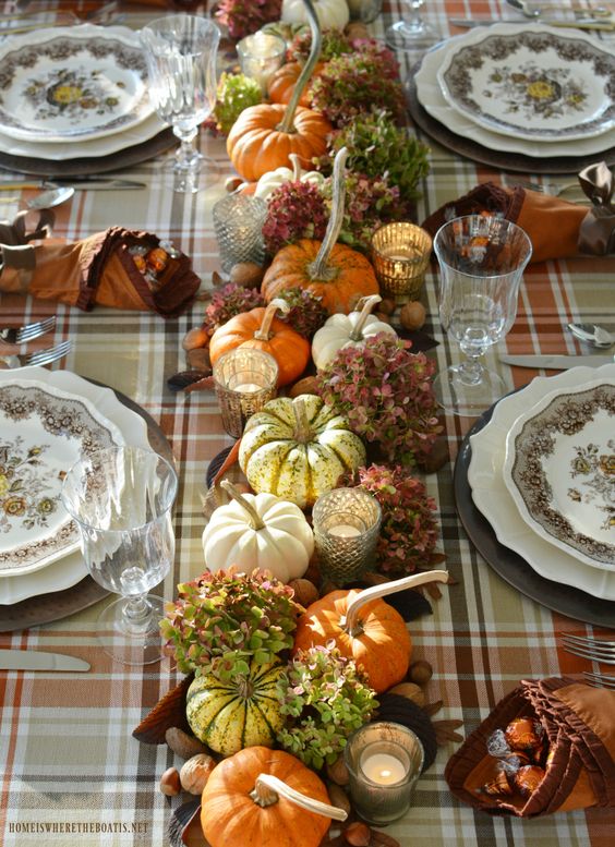 56 Vintage And Shabby Chic Thanksgiving Décor Ideas - DigsDigs