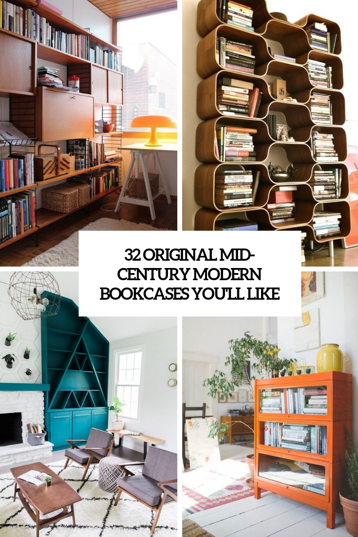 32 Original Mid Century Modern Bookcases You Ll Like Digsdigs