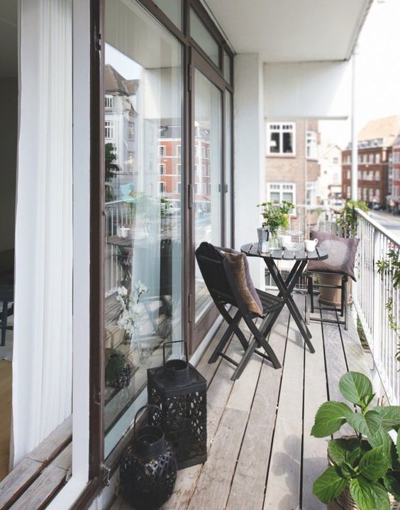 58 Awesome Scandinavian Balcony Designs - DigsDigs