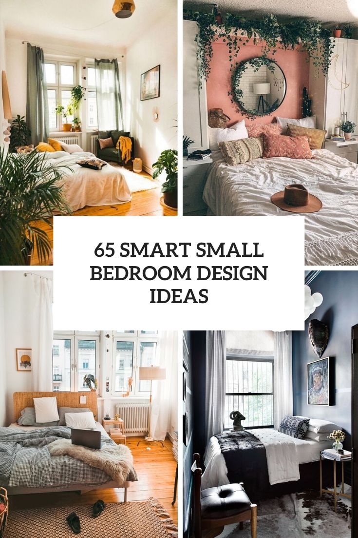 65 Smart Small Bedroom Design Ideas Cover 
