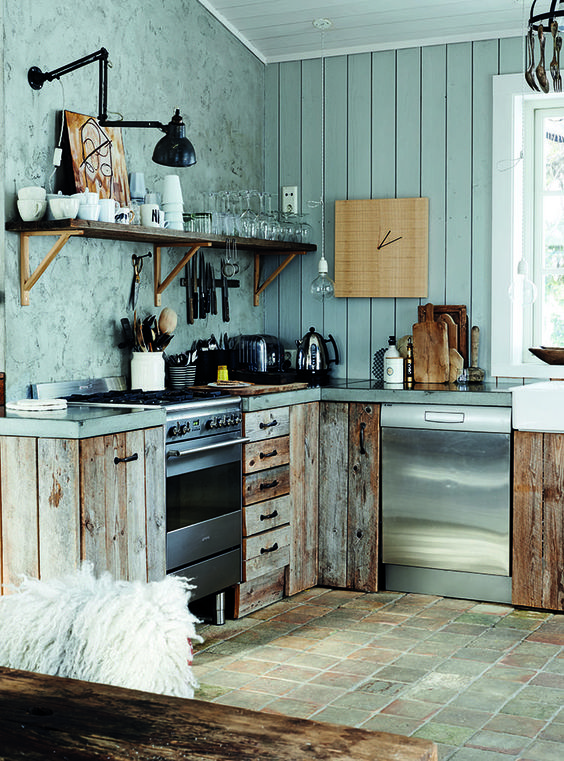 54 Cozy Chalet Kitchen Designs To Get Inspired - DigsDigs