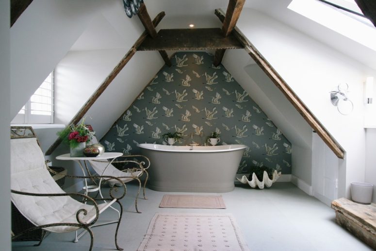 60 Practical Attic Bathroom Design Ideas Digsdigs