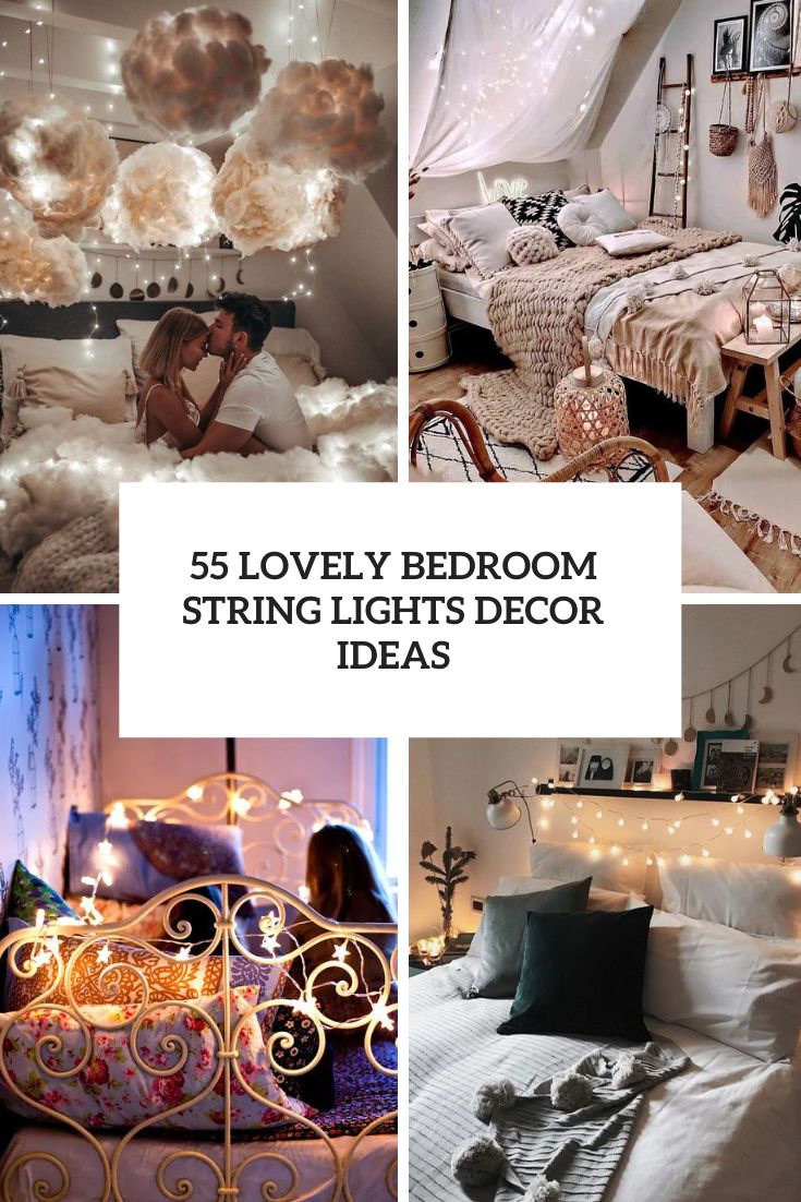 55 Lovely String Lights Decor Ideas