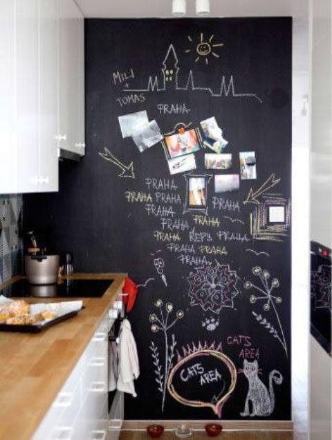 Inspiration :: Chalkboard Paint in the Kitchen (serendipity)