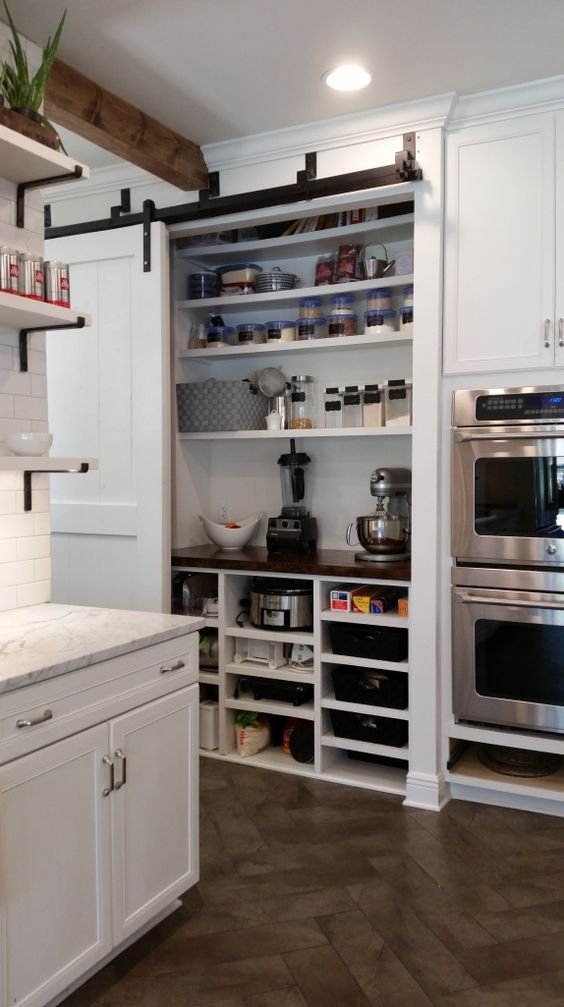 40 Appliance Storage Ideas For Smaller Kitchens  Appliances storage,  Outdoor kitchen appliances, Kitchen appliance storage