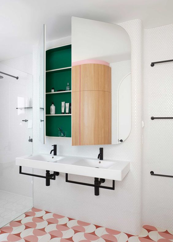 Large Hidden Shelf Mirror - The Best Bath Mirrors